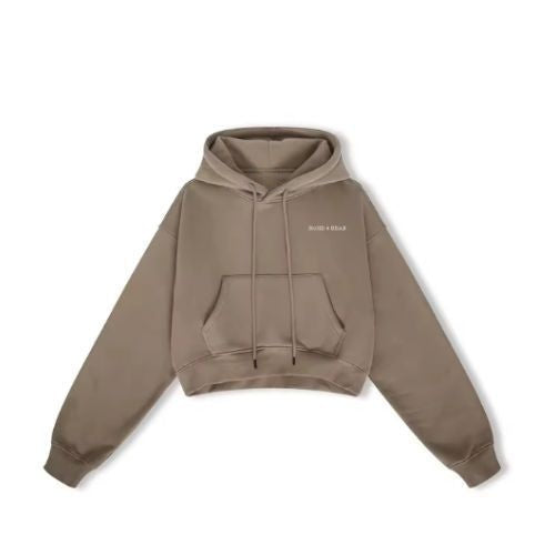Cropped Bear Hoodie